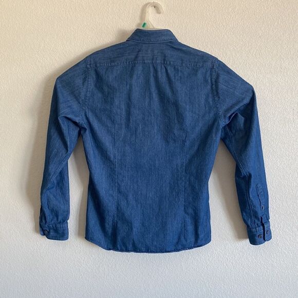 BOSS by Hugo Boss Men’s Denim Buttons Down Shirt Size S - Picture 5 of 5